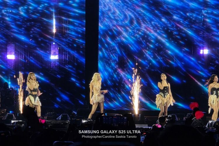 HP Konser, Samsung, Blackpink, Samsung S25 Ultra, hasil foto, Samsung Galaxy S25 Ultra, BLACKPINK, foto konser, Jauh dari Panggung Blackpink, Begini Hasil Zoom Samsung S25 Ultra di GBK