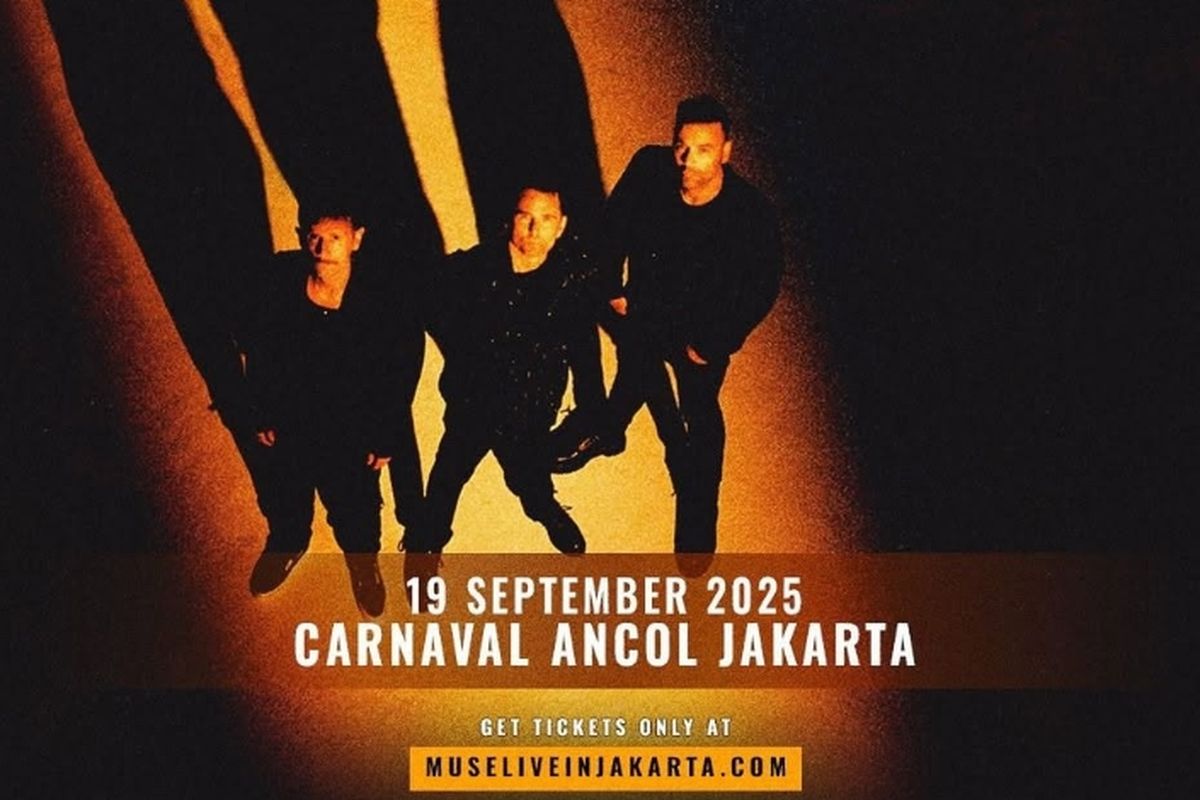 Muse, Muse band, konser Muse, MUSE, MUSE Band, konser muse jakarta, konser muse di jakarta, konser muse 19 september, konser muse 2025, Muse Jakarta, Muse Siap Gebrak Jakarta, War Tiket Dimulai 16 Juni 2025 di museliveinjakarta.com