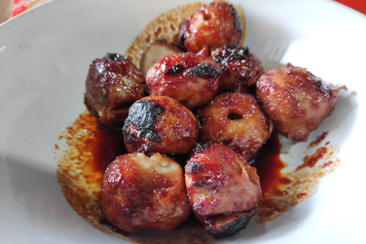 cara membuat bakso bakar, Resep Bakso Bakar, resep bakso bakar, bumbu bakso bakar, bakso bakar rumahan, Cara Membuat Bakso Bakar Teflon Simpel, Bumbu Cukup Diblender