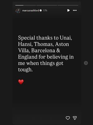 Marcus Rashford, Thomas Tuchel, Inggris, Piala Dunia, Manchester United, Man United, Barcelona, Aston Villa, Unai Emery, Hansi Flick, Klarifikasi Marcus Rashford Usai Tak Sebut Man United dalam Pesan Emosional Piala Dunia 2026