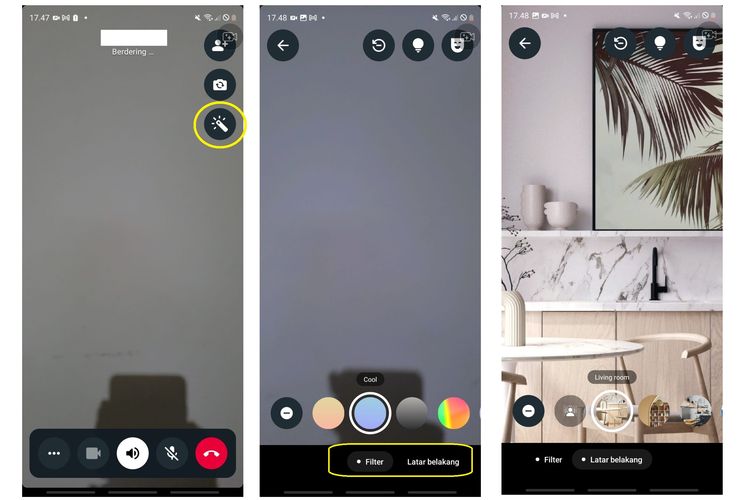 WhatsApp, Video Call WhatsApp, filter video call WhatsApp, Cara Pakai Filter dan Background di Video Call WhatsApp