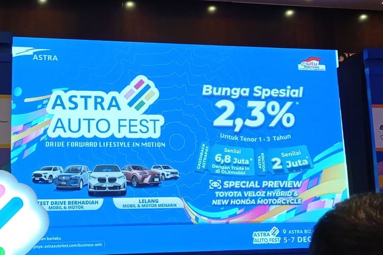 Astra, otomotif, kendaraan, Astra International, Auto2000, kendaraan bermotor, Astra Auto Fest 2025 Digelar Pekan Ini, Bisa Tes Veloz dan Rocky Hybrid