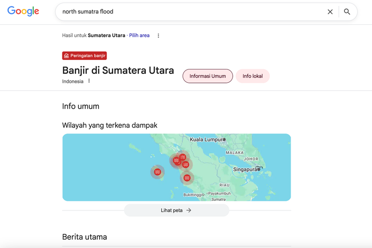 Google, banjir Sumatera, cara pantau banjir Sumatera, cara cek banjir Sumatera, Flood alert, banjir sumatera, Cara cek banjir sumatera, cara pantau banjir sumatera, Flood Alert, Cara Pantau Banjir Sumatera di Google untuk Cek Kondisi Terkini