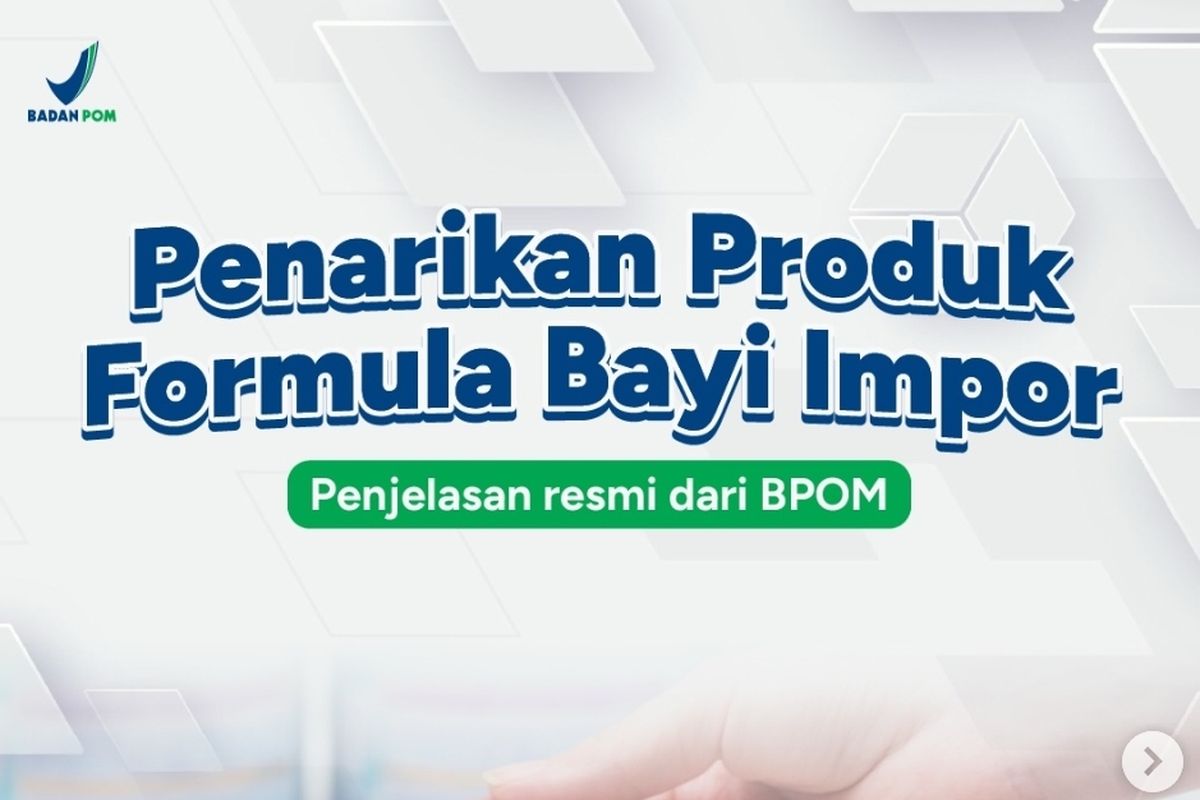 BPOM, racun cereulide, Ini Produk Susu Nestle yang Ditarik BPOM karena Dugaan Kontaminasi Racun Cereulide