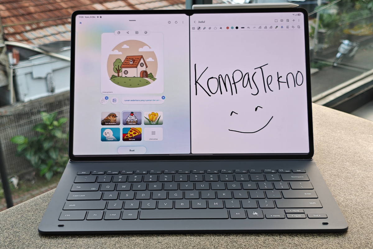 Samsung, hands on, unboxing, Samsung Galaxy Tab S11 Ultra, Menjajal Samsung Galaxy Tab S11 Ultra, Tablet Tipis dengan Layar Laptop Gaming, Kotak kemasan dan aksesori, Bodi tablet tipis dan ringan, Layar besar seperti laptop, Kamera jernih, support ultrawide, Fitur Galaxy AI bantu produktivitas, Stylus S Pen super ringan, Book cover keyboard bikin "aman"