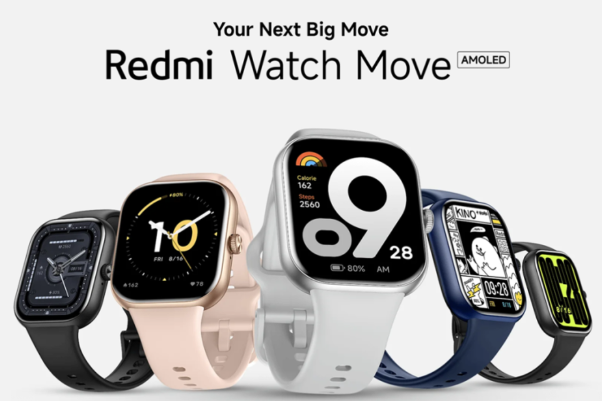 Xiaomi, smartwatch, Redmi Watch Move, Smartwatch, SmartWatch, Redmi Watch Move Meluncur, Pakai Layar AMOLED Harga di Bawah Rp 400.000