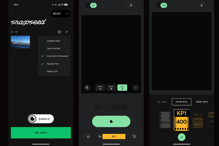 Snapseed, update, Aplikasi Edit Foto Snapseed Bangkit Lagi, Kini Punya Kamera Film dan UI Baru
