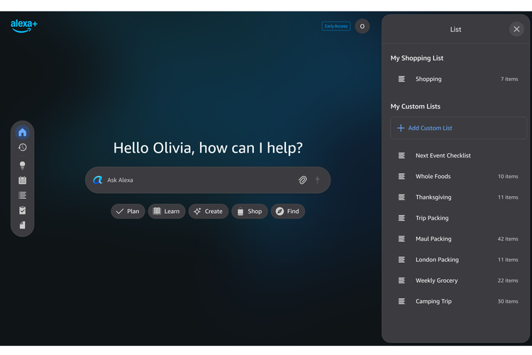 Amazon, Alexa, chatbot, Echo, AI Alexa, ChatGPT, Gemini, asisten AI, Alexa Plus, AI Alexa Amazon Kini Hadir di Web, Saingi ChatGPT dan Gemini