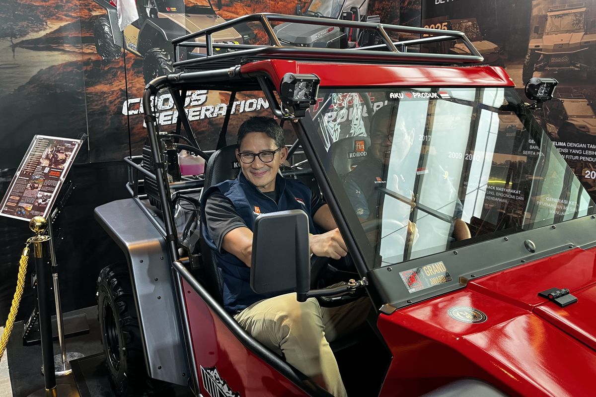 mobil, IIMS, mobil listrik, Cerita Sandiaga Uno Makin Kepincut Mobil Listrik