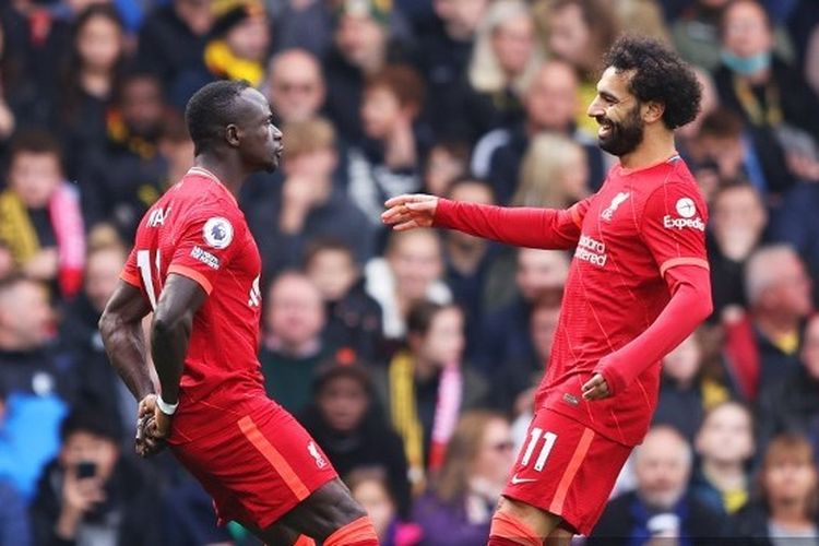 Liverpool, Sadio Mane, Trio Firmansah, Liga Inggris, Mohamed Salah, Burnley, Premier League, liverpool, sadio mane, mohamed salah, Sadio Mane Kenang Momen Marah kepada Mo Salah, Ungkap Rivalitas di Liverpool