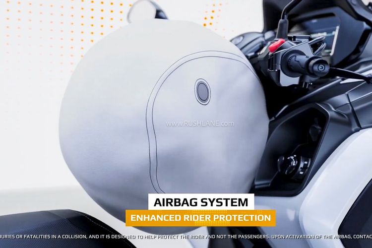 airbag, Yamaha, Yamaha Tricity 300 Meluncur: Skutik Pertama di Dunia dengan Airbag