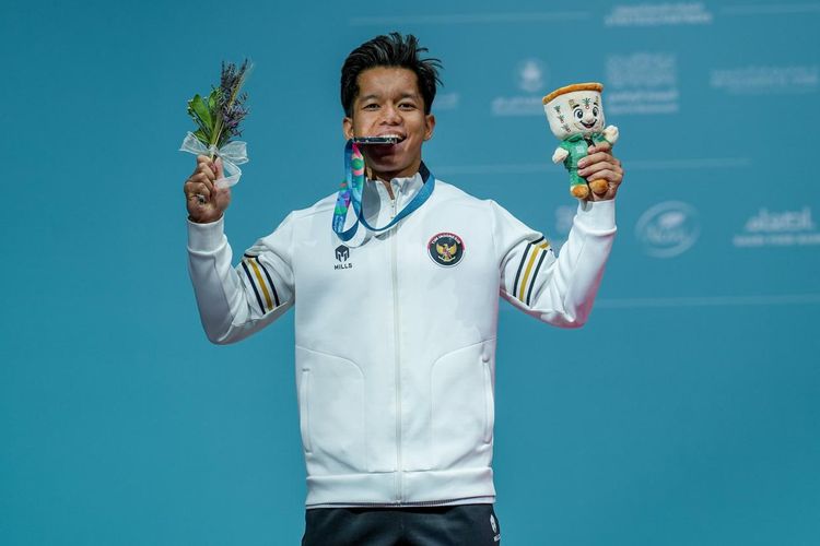 angkat besi, renang, Islamic Solidarity Games, tim Indonesia, islamic solidarity games 2025, ISG 2025: Angkat Besi dan Renang Sumbang 4 Medali di Hari Ketiga