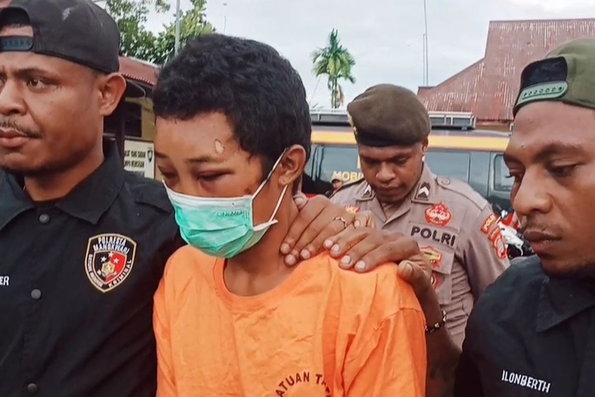 pelaku pembunuhan, pembunuhan istri pegawai KPP pratama, mutilasi istri pegawai pajak, Mutilasi istri pegawai pajak di Manokwari, Bunuh dan Mutilasi Istri Pegawai Pajak Manokwari, Pelaku Terancam Hukuman Mati