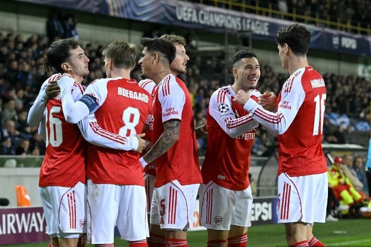 Arsenal, Gabriel Jesus, Petar Sucic, Liga Champions, Inter Milan, Hasil Inter Vs Arsenal 1-3: Meriam London Jaga Rekor Sempurna