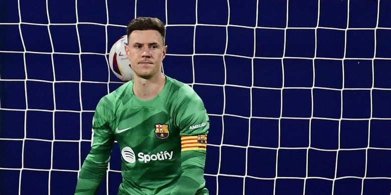 Marc-Andre ter Stegen, Girona, Hansi Flick, Liga Spanyol, Barcelona, Real Oviedo, Gerard Sala, LaLiga, Pinjamkan Marc-Andre Ter Stegen ke Girona, Hansi Flick Panggil Kiper Muda Barcelona