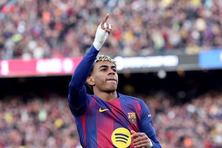 LaLiga, Lamine Yamal, Barcelona vs Oviedo, Liga Spanyol, Hansi Flick, Lamine Yamal dari Galaksi Lain, Barcelona ke Puncak LaLiga