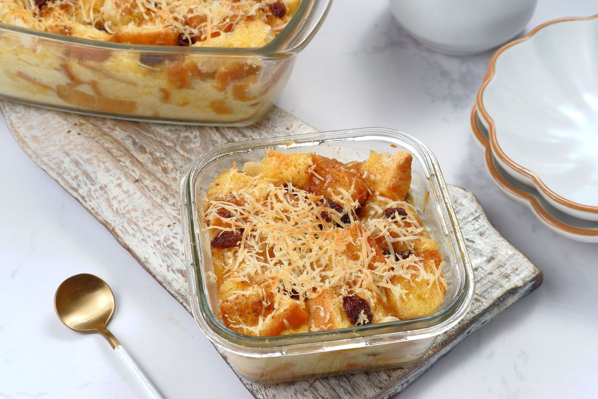 roti tawar, puding roti tawar, resep puding roti tawar, Punya Roti Tawar Melimpah di Rumah? Coba Bikin Puding Roti Tawar Kukus Pakai 2 Telur