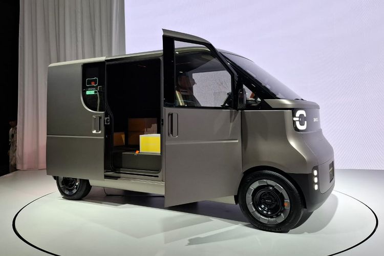 KotaK, kei car, Daihatsu, mobil listrik, mobil konsep, otonom, Japan Mobility Show 2025, Kayoibako-K, Mungil, Pintar, dan Listrik, Daihatsu Kayoibako Curi Perhatian di JMS 2025