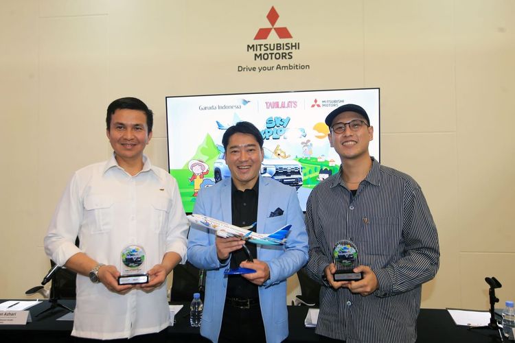 Mitsubishi, Garuda Indonesia, Tahilalats, GIIAS, Mitsubishi Gandeng Garuda Indonesia dan Tahilalats