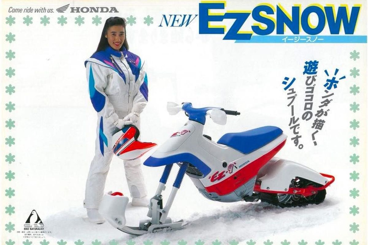 Motor, Honda, Honda EZ Snow, Salah Satu Motor Paling Unik dan Langka Honda