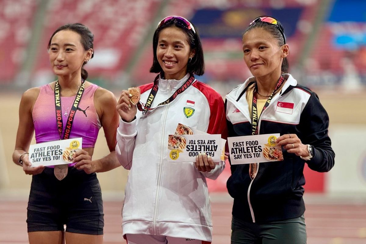 medali emas, Luhut Pandjaitan, PASI, timnas atletik indonesia, Timnas Atletik Indonesia Raih 11 Medali di Singapura