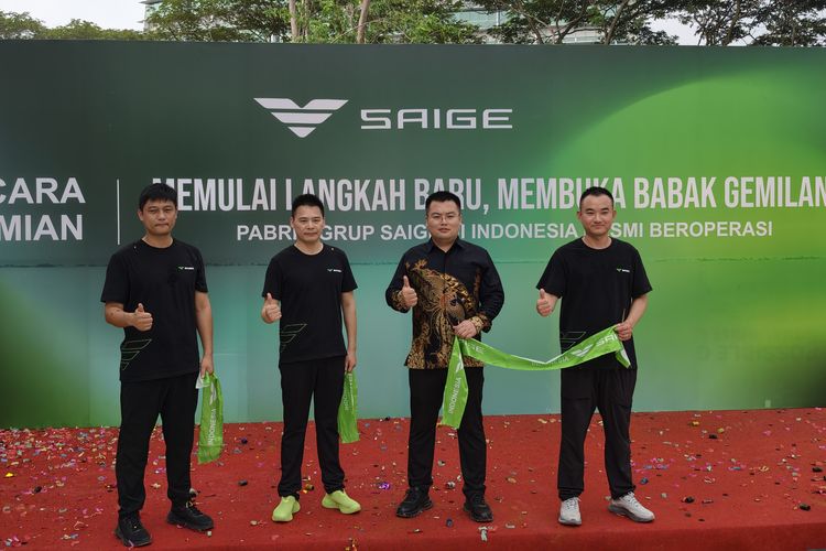 Saige, Motor listrik, Pabrik Baru Saige di Karawang Siap Produksi Satu Juta Kendaraan Listrik