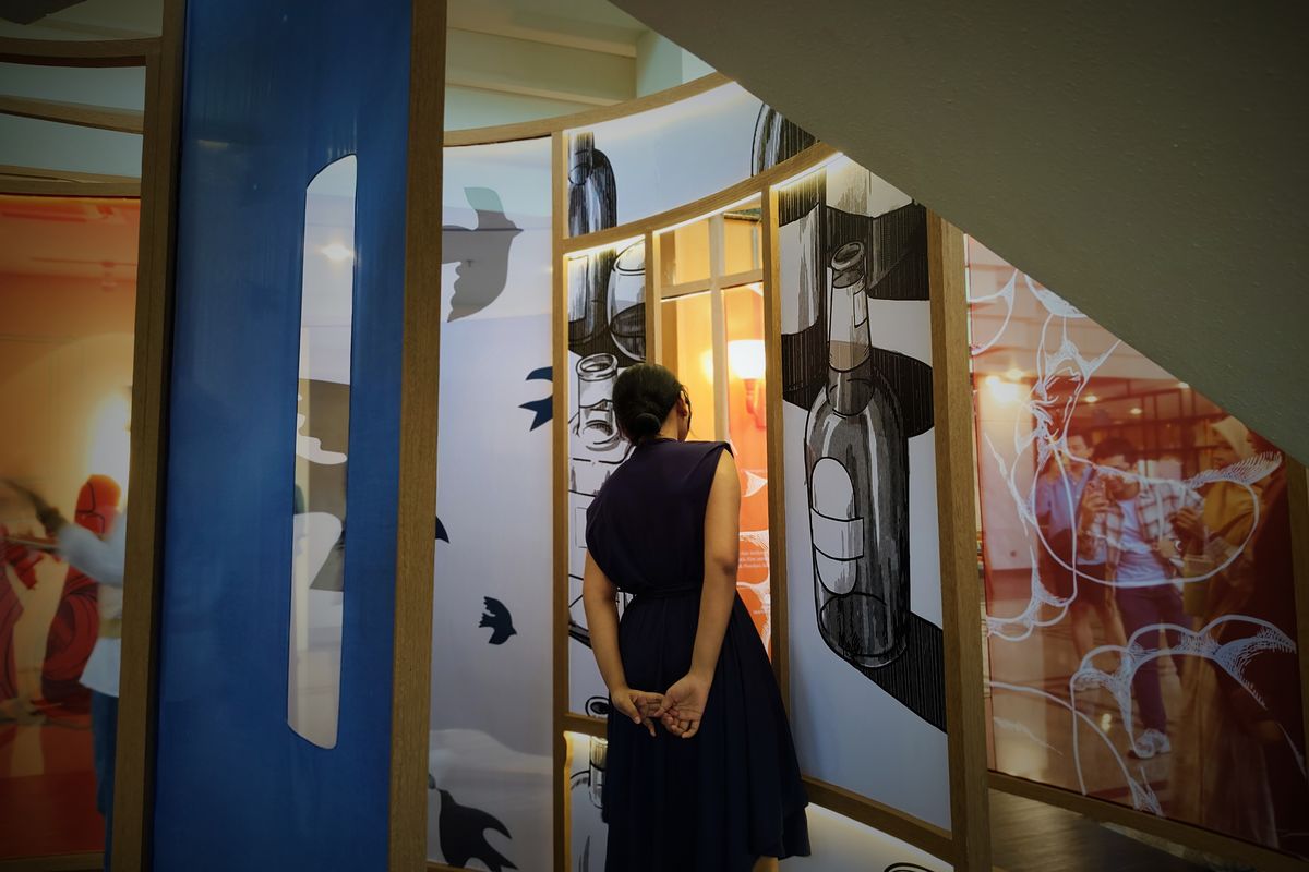 Chronospira, film sore istri dari masa depan 2025, pameran film sore, Cara ke Pameran Chronospira Naik Transjakarta, Jalan Kaki 5 Menit dari Halte