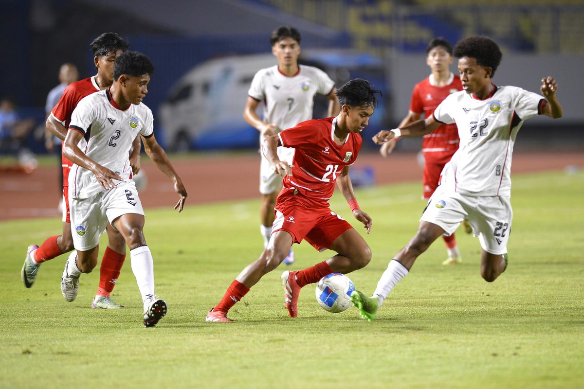 Timnas U17 Indonesia, Piala AFF U17, Dava Yunna Adi Putra, LIVE Piala AFF U17 2026 Indonesia Vs Timor Leste 4-0: Dava Yunna Cetak Gol Salto!