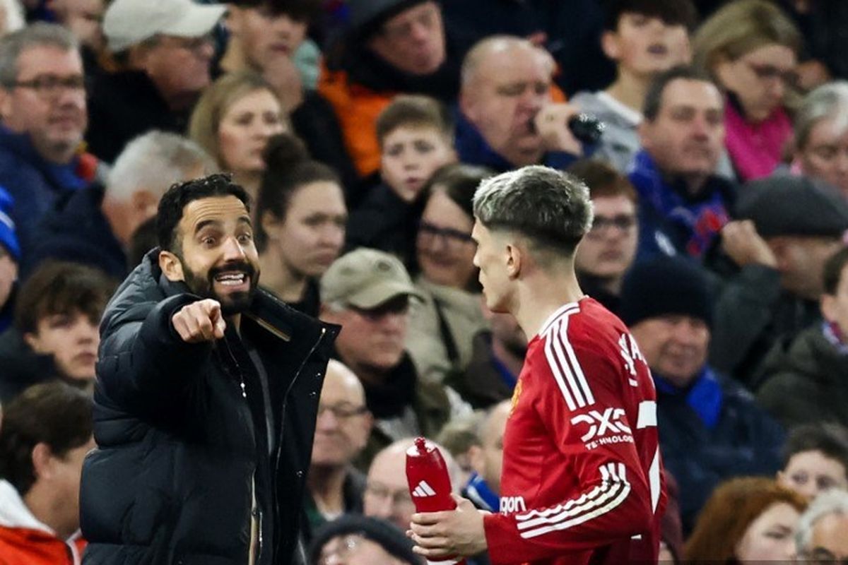 Alejandro Garnacho, Manchester United, Ruben Amorim, Man United, Liga Inggris, Premier League, Reaksi Alejandro Garnacho Usai Man United Pecat Ruben Amorim