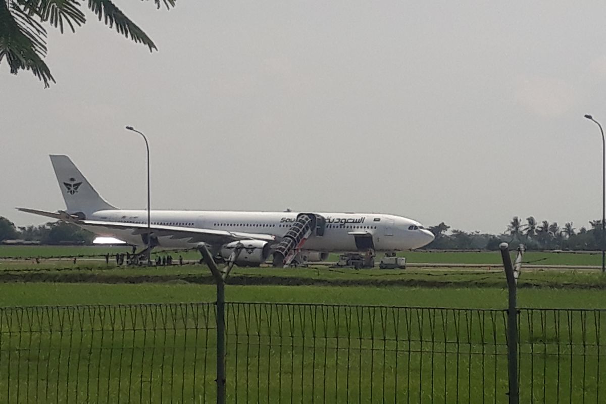 jemaah haji, ancaman bom, Ancaman Bom, ancaman bom Saudia Airlines, ancaman bom pesawat jemaah haji, ancaman bom pesawat haji, Ancaman Bom Pesawat Kedua dalam Sepekan, 376 Jemaah Haji Asal Surabaya Dievakuasi