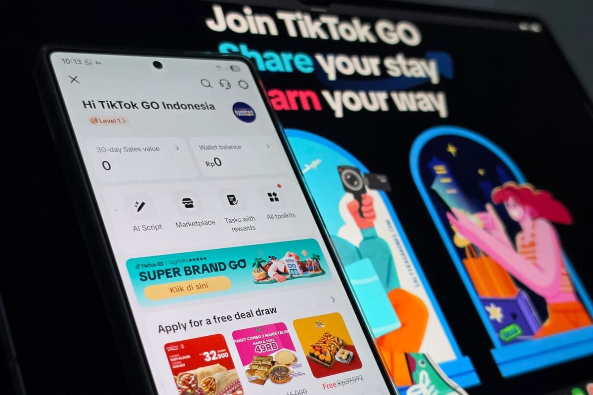 TikTok, TikTok Go, kreator, voucher, cuan, TikTok Studio, kuliner, TikTok Go Resmi di Indonesia, Mudahkan Cari Tempat Makan, Diskon, Sekaligus Dapat Cuan