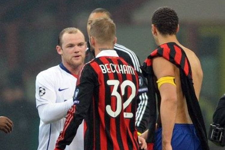 Man United, AC Milan, San Siro, Liga Champions, Wayne Rooney, Ronaldinho, Paul Scholes, Kisah Wayne Rooney Jadi Pemusnah Tabu Man United di Kandang AC Milan