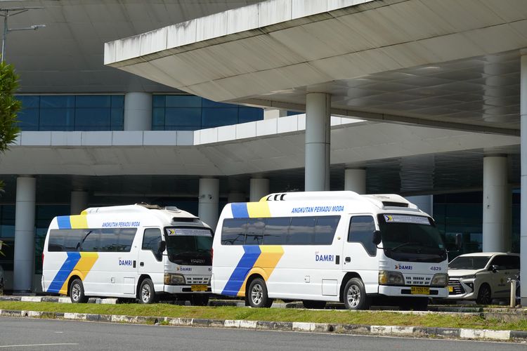 Damri, rute baru damri banjarmasin, damri banjarmasin, damri banjarmasin balikpapan, bus damri kalimantan selatan, DAMRI Buka Rute Bandara Syamsudin Noor ke Kota Banjarmasin, Tiketnya Rp 75.000