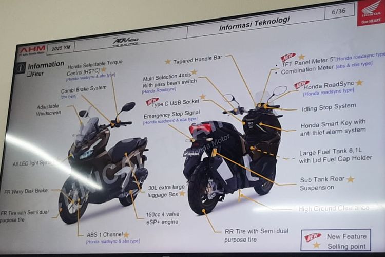 otomotif, Honda, ADV 160, Honda ADV 160, IMOS 2025, ADV 160 RoadSync, Jangan Keliru, Ini Perbedaan Honda ADV160 CBS, ABS, dan RoadSync