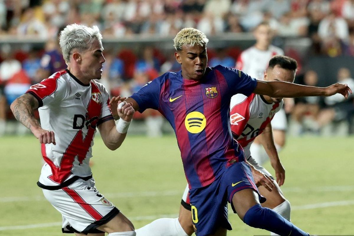 Rayo Vallecano, liga spanyol, Barcelona vs Rayo Vallecano, Barcelona, Hasil dan Klasemen Liga Spanyol: Real Madrid di Puncak, Barcelona Tertinggal 2 Poin