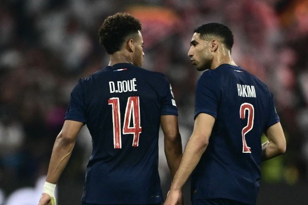 Paris Saint-Germain, Desire Doue, psg vs inter milan, Hasil PSG Vs Inter 2-0, Desire Doue Ikuti Jejak Patrick Kluivert