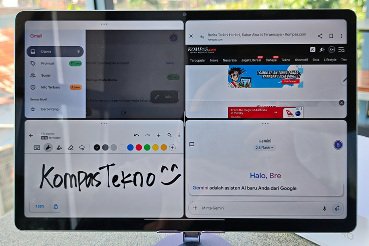 tablet, Motorola, hands on, Moto Pad 60 Pro, spesifikasi Moto Pad 60 Pro, fitur moto pad 60 pro, Hands-on Motorola Moto Pad 60 Pro: Tablet Serbaguna dengan Layar 3K dan Stylus Responsif, Desain kotak simpel, aksesori lengkap ada Stylus, Desain warna cantik, material aluminium, Port lengkap, ada JBL quad speaker , Layar lega, scrolling mulus, Kamera jernih, bisa scan dokumen, Stylus responsif, nyaman digenggam, Bisa konek lintas perangkat, Entertainment Space dan Productivity, Baterai awet, performa cepat, Kesimpulan