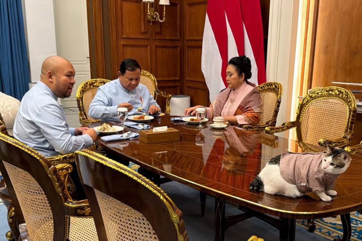 Titiek Soeharto, Didit Hediprasetyo, Bobby Kertanegara, Outfit Lebaran Prabowo Sekeluarga, Titiek Serasi dengan Bobby Kertanegara