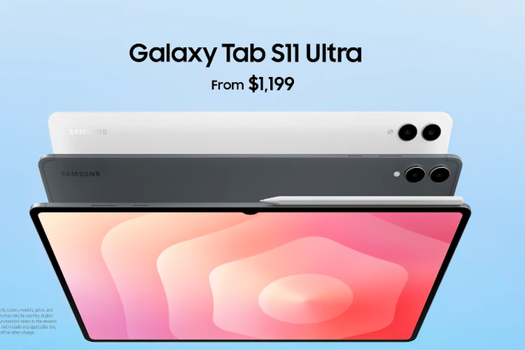 Samsung, Galaxy Tab S11 Series, spesifikasi Galaxy Tab S11 Series, harga Galaxy Tab S11 Series, Tablet Samsung Galaxy Tab S11 Series Meluncur, S-Pen Baru dan Dukung 