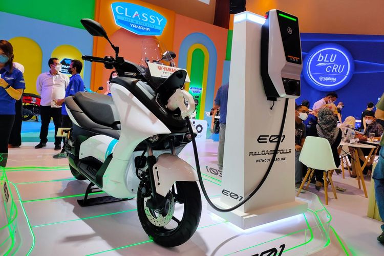 Aerox E, Aerox listrik, motor listrik Yamaha, Meluncur di India, Kapan Yamaha Aerox Listrik Dijual di Indonesia?
