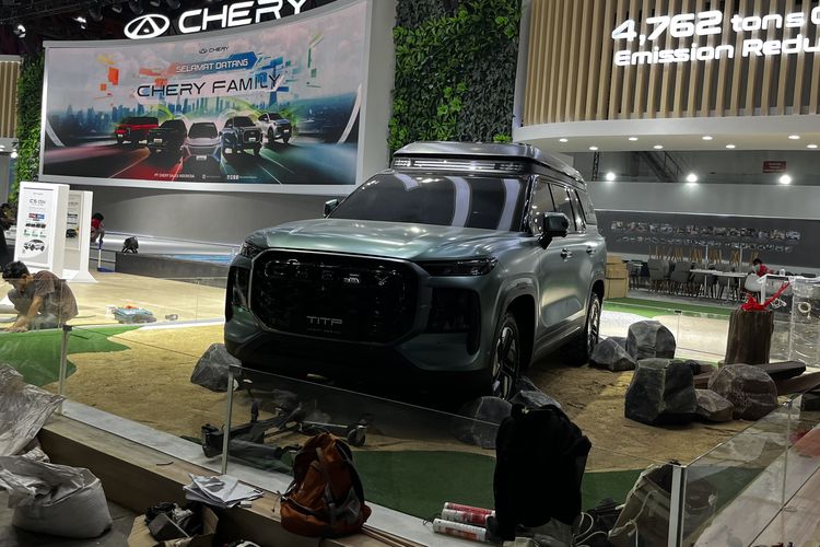 Chery, mobil, Chery T1TP Muncul Saat Proses Loading IIMS 2026