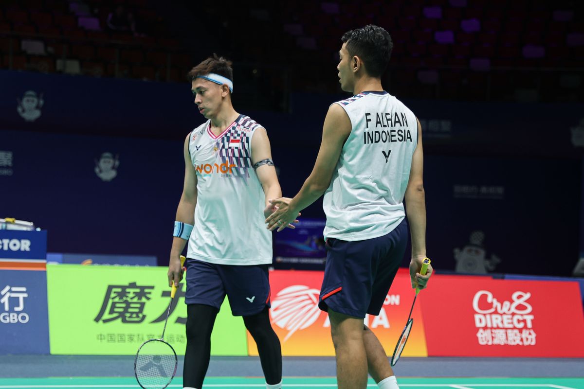 Kejuaraan Bulu Tangkis Asia, Fajar/Rian, Badminton Asia Championship, kejuaraan asia 2025, bac 2025, Fajar/Rian Gugur di BAC 2025: Tak Sesuai Ekspektasi, Main di Bawah Standar