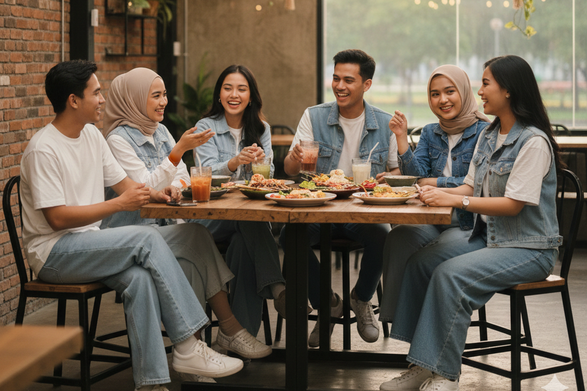 11 Inspirasi Dresscode Buka Bersama Reuni Sekolah, Kompak dan Stylish, 1. Yellow Butter yang Cerah tapi Tetap Lembut, 2. Semi-Formal dengan Blazer atau Outer Ringan, 3. Nuansa Putih atau Broken White yang Bersih dan Elegan, 4. Earth Tone yang Hangat dan Dewasa, 5. Pastel Lembut yang Segar, 6. Navy yang Timeless dan Elegan, 7. Hitam yang Klasik, 8. Denim Smart Casual yang Santai tapi Rapi, 9. Dresscode Warna Senada per Angkatan, 10. Batik Modern yang Berkelas, 11. Dresscode Motif Minimalis yang Serasi