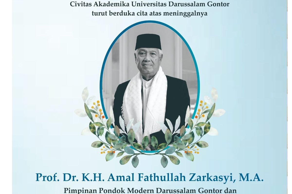 Amal Fathullah Zarkasyi, KH Amal Fathullah Zarkasyi, KH Amal Fathullah Zarkasyi Wafat, Gontor Umumkan Jadwal Pemakaman