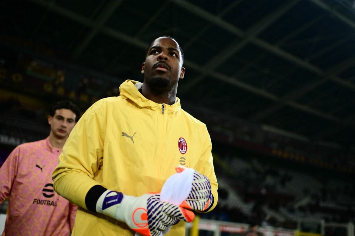 Liga Italia, Mike Maignan, Serie A, Inter Milan, Cristian Chivu, Milan, AC Milan, Christian Pulisic, Mike Maignan Bicara Adrenalin dan Penentuan Scudetto Jelang Lawan Inter Milan