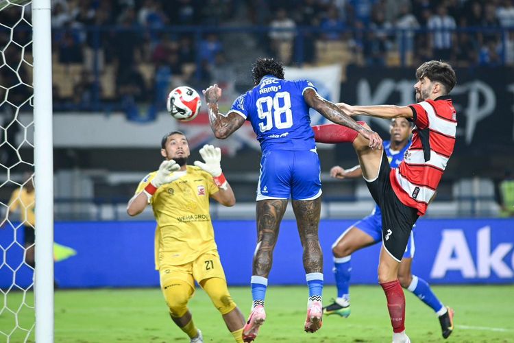Persib, Madura United, Persib vs Madura United, Persib Bandung, Persib Vs Persebaya, Super League 2025-2026, Kata Ramon Tanque Usai Ukir 2 Gol dalam Hasil Persib Vs Madura United 5-0