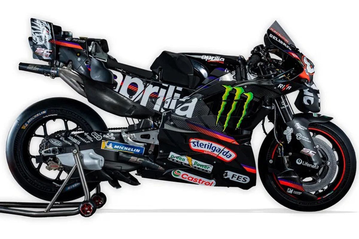 Monster Energy, Aprilia Racing, MotoGP, Monster Energy Resmi Jadi Sponsor Utama Aprilia