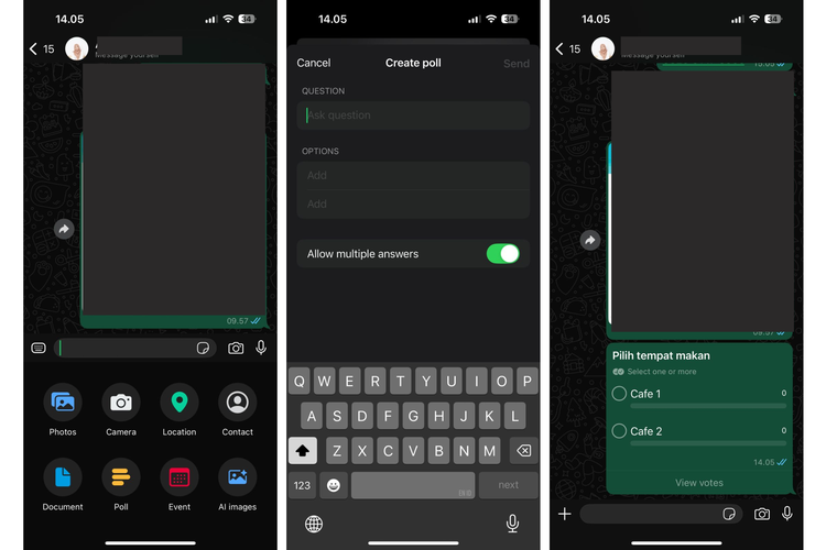 WhatsApp, whatsapp, fitur polling, polling whatsapp, cara buat polling whatsapp, Cara Buat Polling atau Voting di Grup WhatsApp