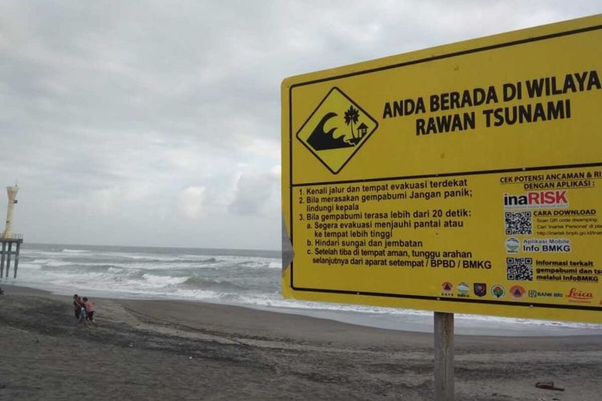 gempa, BMKG, potensi gempa, tsunami, potensi gempa megathrust, potensi gempa megathrust jogja, BMKG Ingatkan Warga Pesisir Selatan DIY Perkuat Kesiapsiagaan Gempa dan Tsunami