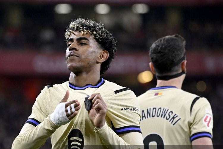 Lamine Yamal, Barcelona, Marcus Rashford, Atletico Tekuk Barcelona, Yamal dan Rashford Serukan Kebangkitan